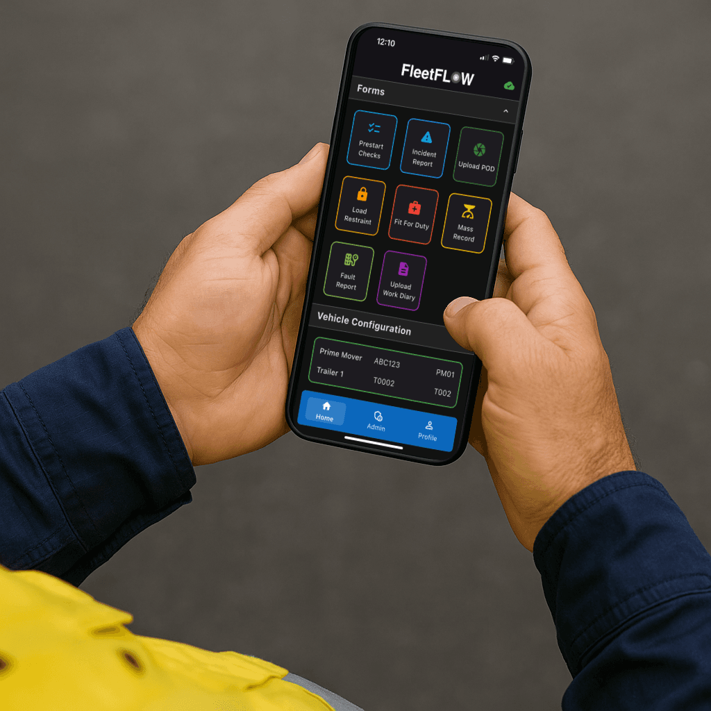 FleetFlow Driver App Interface